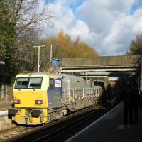 Incoming train @  Crawley Railway, Three Bridges station - East Grinstead, W.Sussex, U.K., Кроули