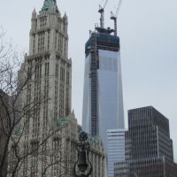 One World Trade Center (final construction) and Woolworth Building, Крю