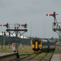 Semaphore signals at the seaside- Lowestoft., Лаустофт
