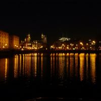 Liverpool by night, from Salthouse Dock (12-2005), Ливерпуль