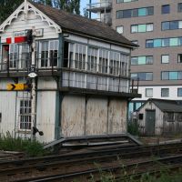 East Holmes signal box, built in 1873, Lincoln city centre, 2008., Линкольн