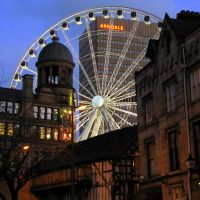 MANCHESTER (GB): Manchester Wheel, Arndale and Triangle., Манчестер