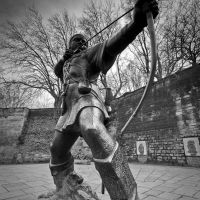 Pomnik Robin Hooda / Robin Hood memorial statue, Ноттингем