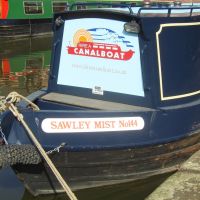 Sawley Mist (or sorely missed?) narrowboat, Nottingham Canal. 2009, Ноттингем