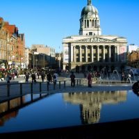 The Old Market Square and Council House, Nottingham, UK., Ноттингем