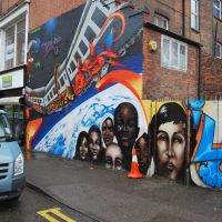 Graffiti,Major St,Nottingham, Ноттингем