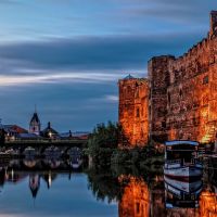 Newark Castle reflection, Ньюарк