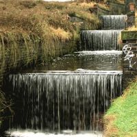Withins Lodge waterfall, Radcliffe, Радклифф
