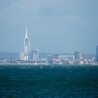 Portsmouth view from Isle of Wight, Райд