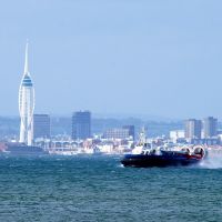 Spinnaker  tower and hovercraft, Райд