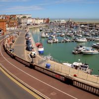 Ramsgate Inner Harbour and Harbour Parade, from Sion Hill, Рамсгейт