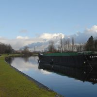 Barge on St.Helens canal, Ранкорн
