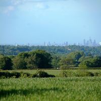 View of the City from Reigate Hill, Surrey, Рейгейт