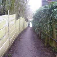 Rayleigh Mount alley way, Рейли