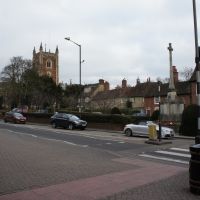 St peters Street and Church of St Peter - St Albans, Сант-Албанс