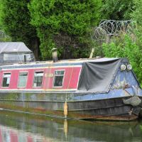 Narrow boat, Bridgewater Canal - Urmston, Trafford M32 8, England, United Kingdom, Сейл