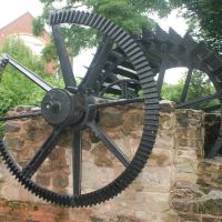 Old Mill Wheel, Stafford, Стаффорд