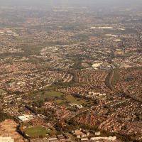 Aerial - West Birmingham outskirts, Стоурбридж