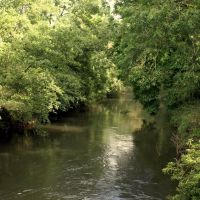 Hampton Court, Herefordshire: the River Lugg, Стретфорд