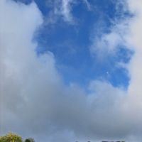 Randwick, clouds, moon., Строуд