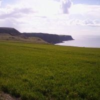 St Bees Head looking west. Excellent soaring site, Уайтхейен