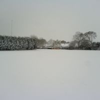 bedhampton field covered in snow [untouched], Хавант