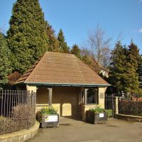 Pagoda and Conifers, Thomas Chambers Newton Memorial Hall, Chapeltown, Sheffield S35, Чапелтаун