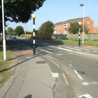 Sidmouth Road mini roundabout j/w Pump Lane, Челмсфорд