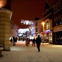 Chelmsford Highstreet Under Snow, Челмсфорд