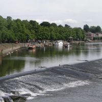 River Dee from the old Dee Brigde to Handbridge, Честер