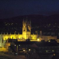 Newry Cathedral N. N.Ireland at night, Ньюри