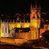 Newry Cathedral at Night, Ньюри