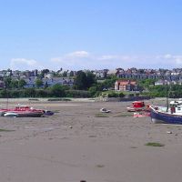 Barry Island, bay during low tide, Барри