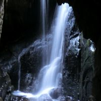 Famous waterfall near Hafod, Врексхам