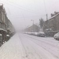 North Road in the snow, Рондда