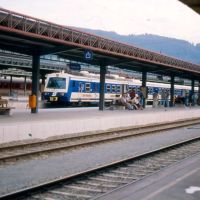 1993 Train in Station Innsbruck Austria, Инсбрук