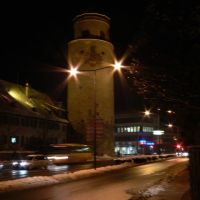 Feldkirch, Katzenturm - Nachtaufnahme, Фельдкирх