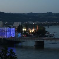 Ars Electronica Center AEC in Blue, Линц