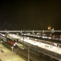 trainstation at night, Венер-Нойштадт