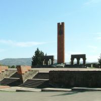 World War II victims memorial, Stepanakert town, Nagorno-Karabakh Republic, Степанокерт