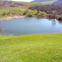 AZERBAIJAN, Ismayilli, tarla golu, Green Field lake, Исмаиллы