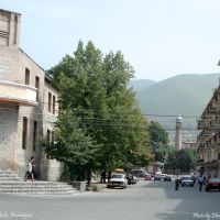 View to Mosque, Sheki, Касум-Исмаилов
