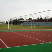 Волейбольная площадка на стадионе, Нафталан