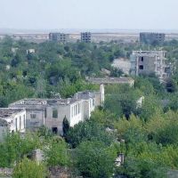 Ruins Aghdam town of Azerbaijan Republic after occupation, Агдам