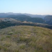 Вид на Село Шош и город Шушу, Арцах, Али-Байрамлы
