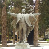 Rashid Behbudov Statue (My Favorite Singer), Avenue of the Honored Ones, Baku, Azerbaijan, Баку