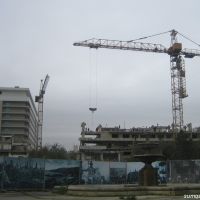 09.11.2007 Bakı, İnturist mehmanxanası sökülərkən, Баку