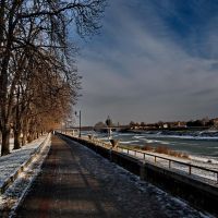 Riverside in winter - Szolnok Tisza-part DSC_3649-1, Сольнок