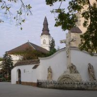 Kecskemét Főtér-Evangélikus templom és a Ferences templom előtere, Кечкемет