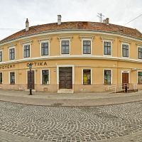 Mosonmagyaróvár, Magyar utca (panoráma 4 kép), Мошонмадьяровар